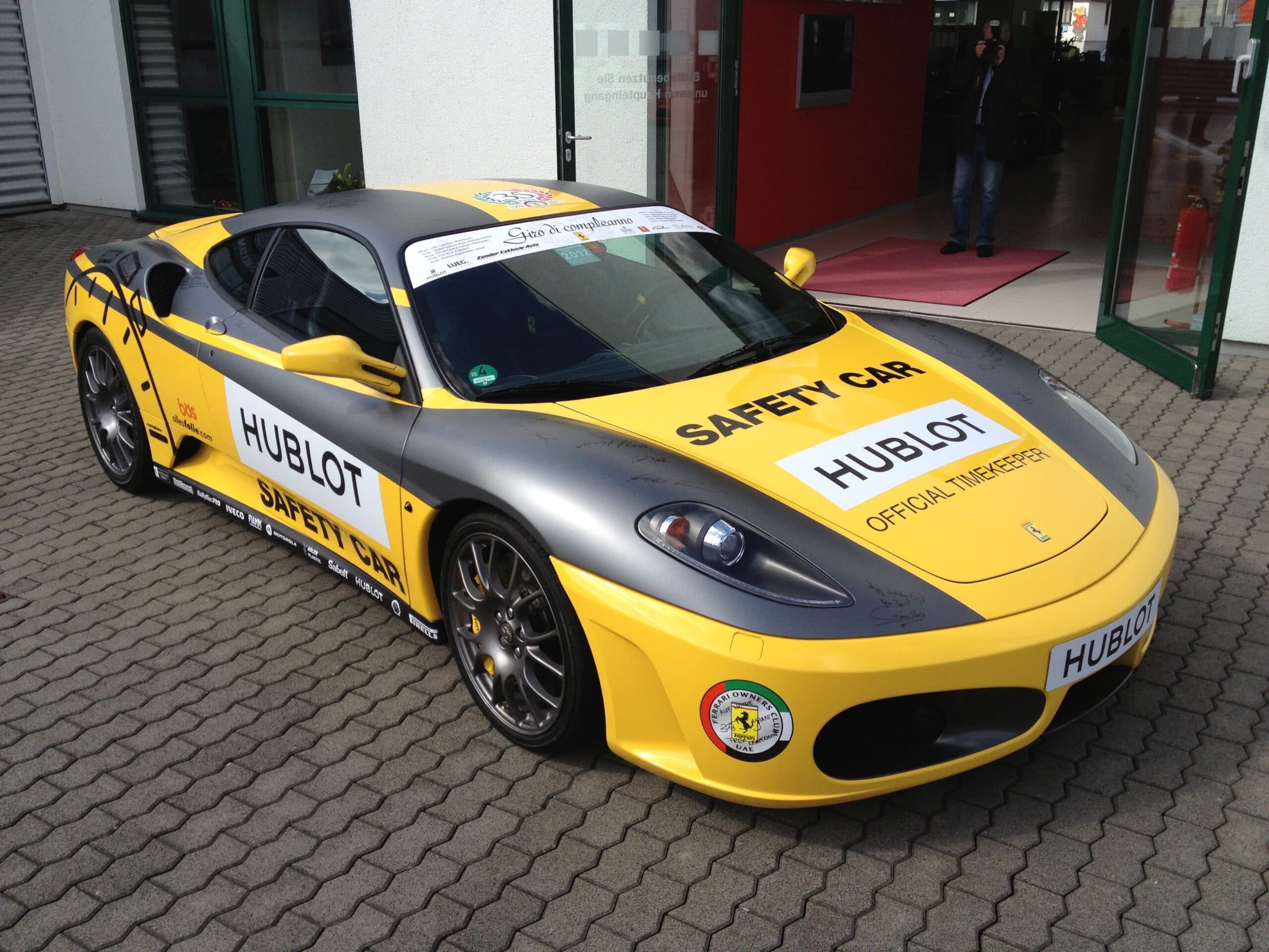 Folierter Ferrari F430 Safety Car